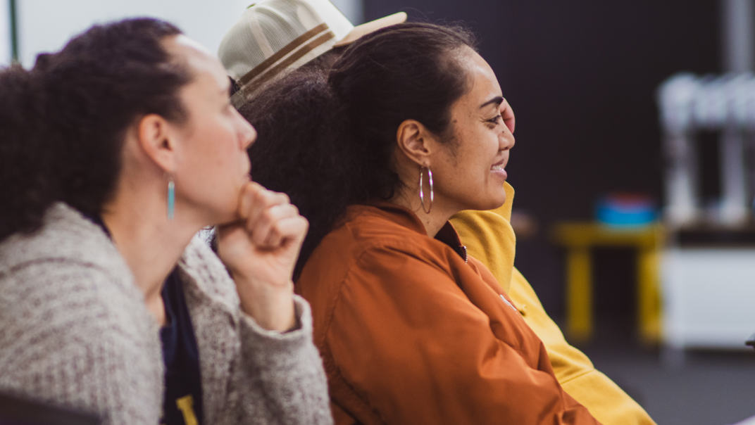 People gathering at Majestic Essentials